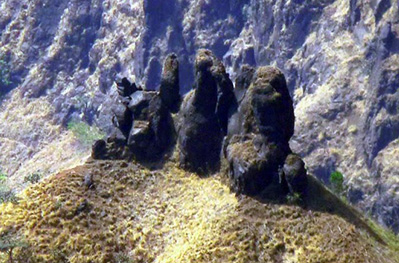 Three monkey point in mahabaleshwar
